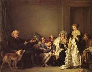 Jean-Baptiste Greuze, A Visit to the Priest